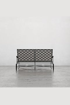 Artizan Double Chaise Lounge Sling Arm by Atelier Artizan