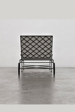 Artizan Single Chaise Lounge Floating Arm by Atelier Artizan