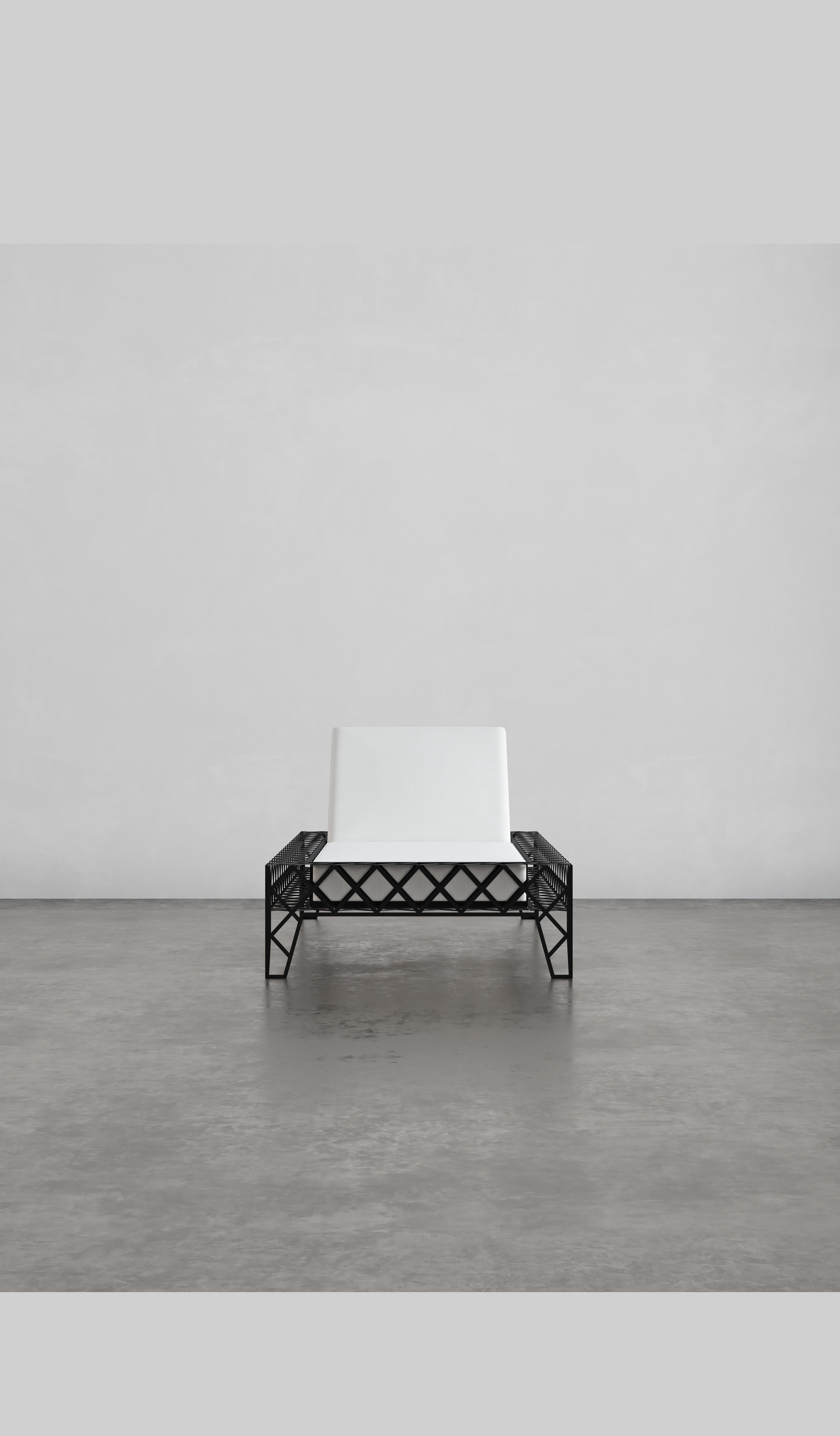 Américain Chaise longue simple Artizan Prism en vente