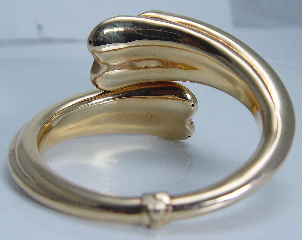 Artlinea Pulsera Ónix Negro Oro 18K Brazalete Italia en venta 5
