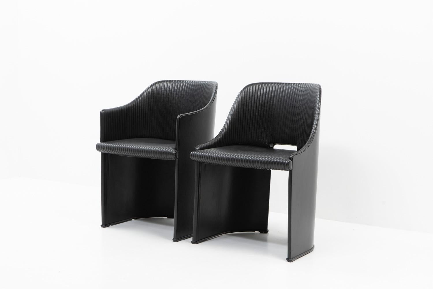 Italian Artona 8551 Armchair by Afra and Tobia Scarpa for Maxalto - 1980s For Sale