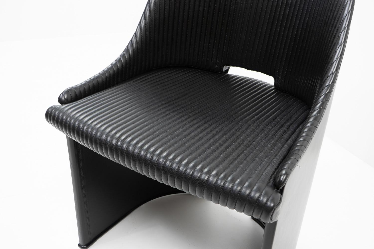 Artona 8551 Sidechair by Afra and Tobia Scarpa for Maxalto - 1980s For Sale 4