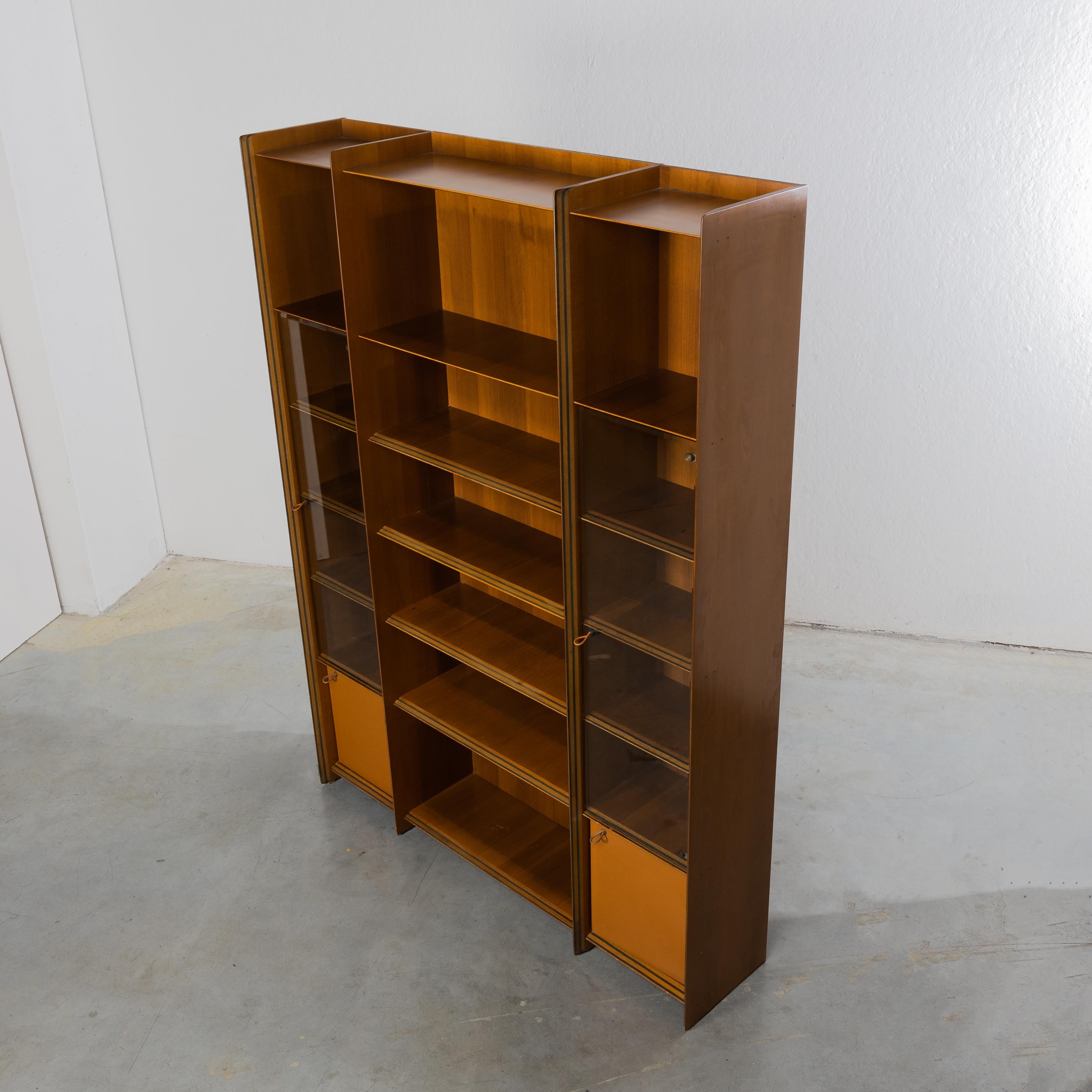 Artona by Afra & Tobia Scarpa, Showcase Bookcase, Maxalto In Good Condition For Sale In Brussels, BE