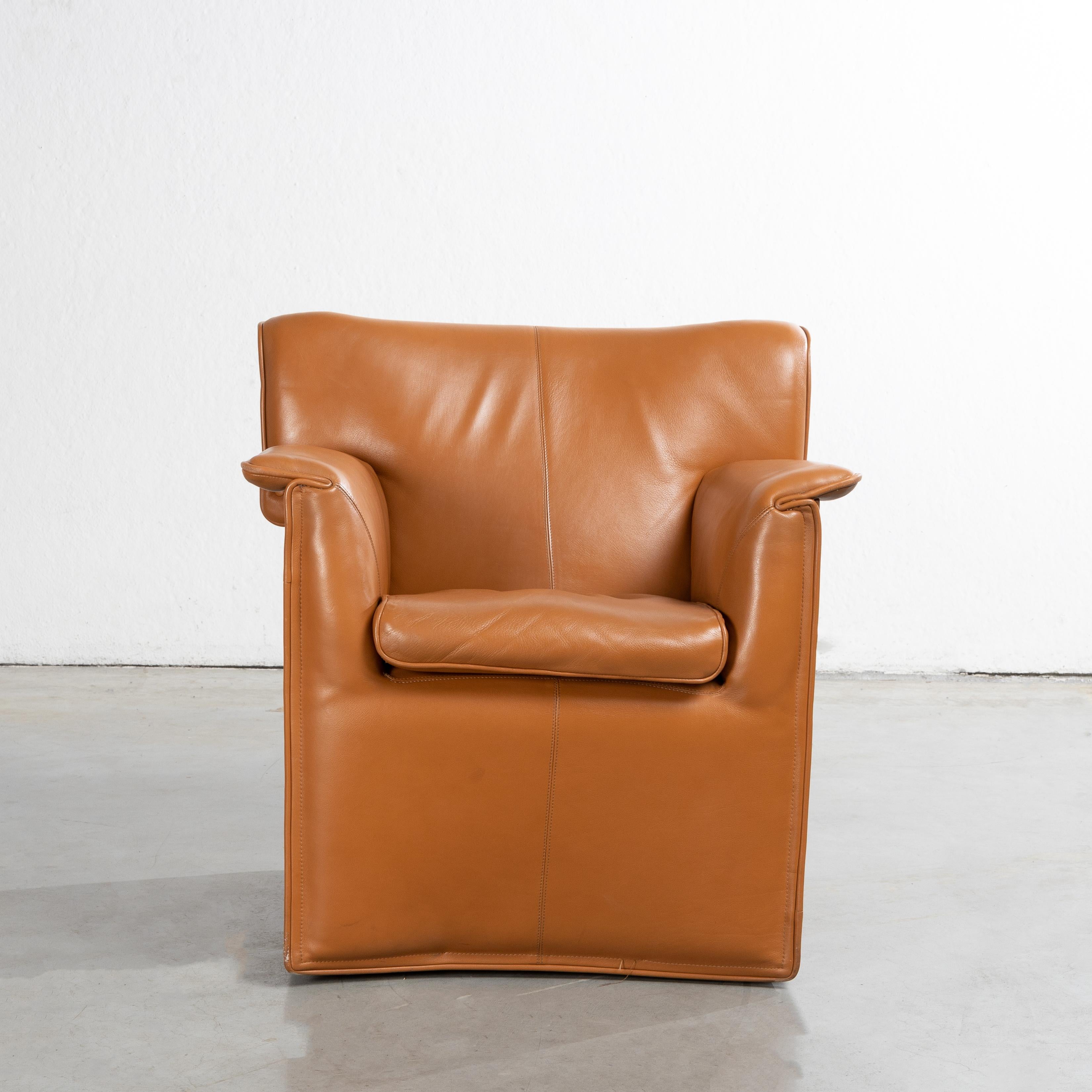 Artona by Afra & Tobia Scarpa – Walnut veneer laminate desk and chair For Sale 9