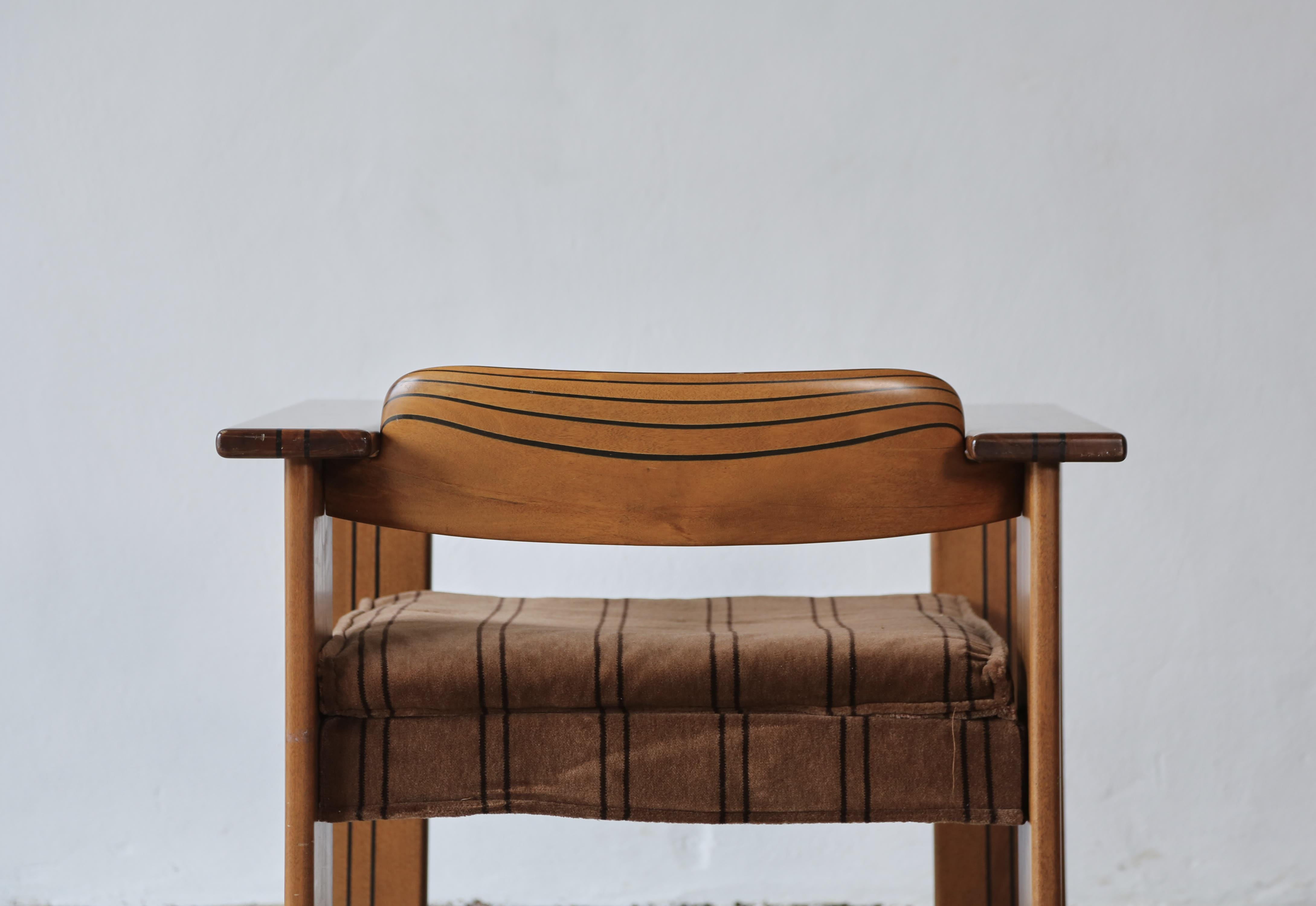 Fabric Artona Chair by Afra & Tobia Scarpa, Maxalto, Italy, 1970s