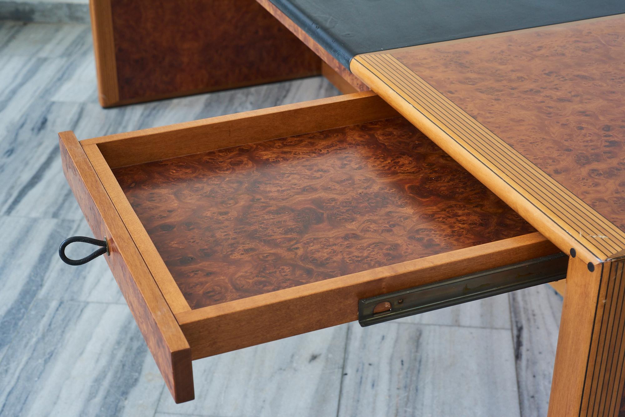 Italian Artona desk designed by Afra and Tobia Scarpa for Maxalto 1979. For Sale