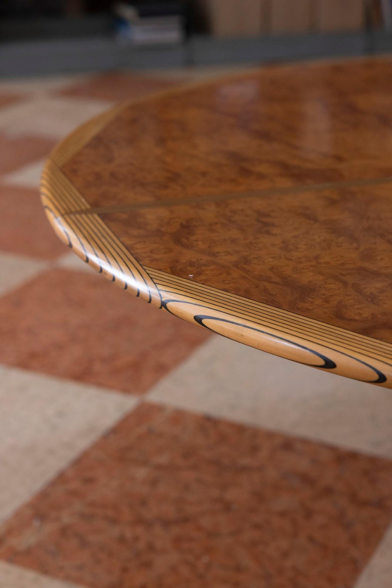 Mid-Century Modern Artona dining table by Afra & Tobia Scarpa, produced by Maxalto Italy, 1970 For Sale