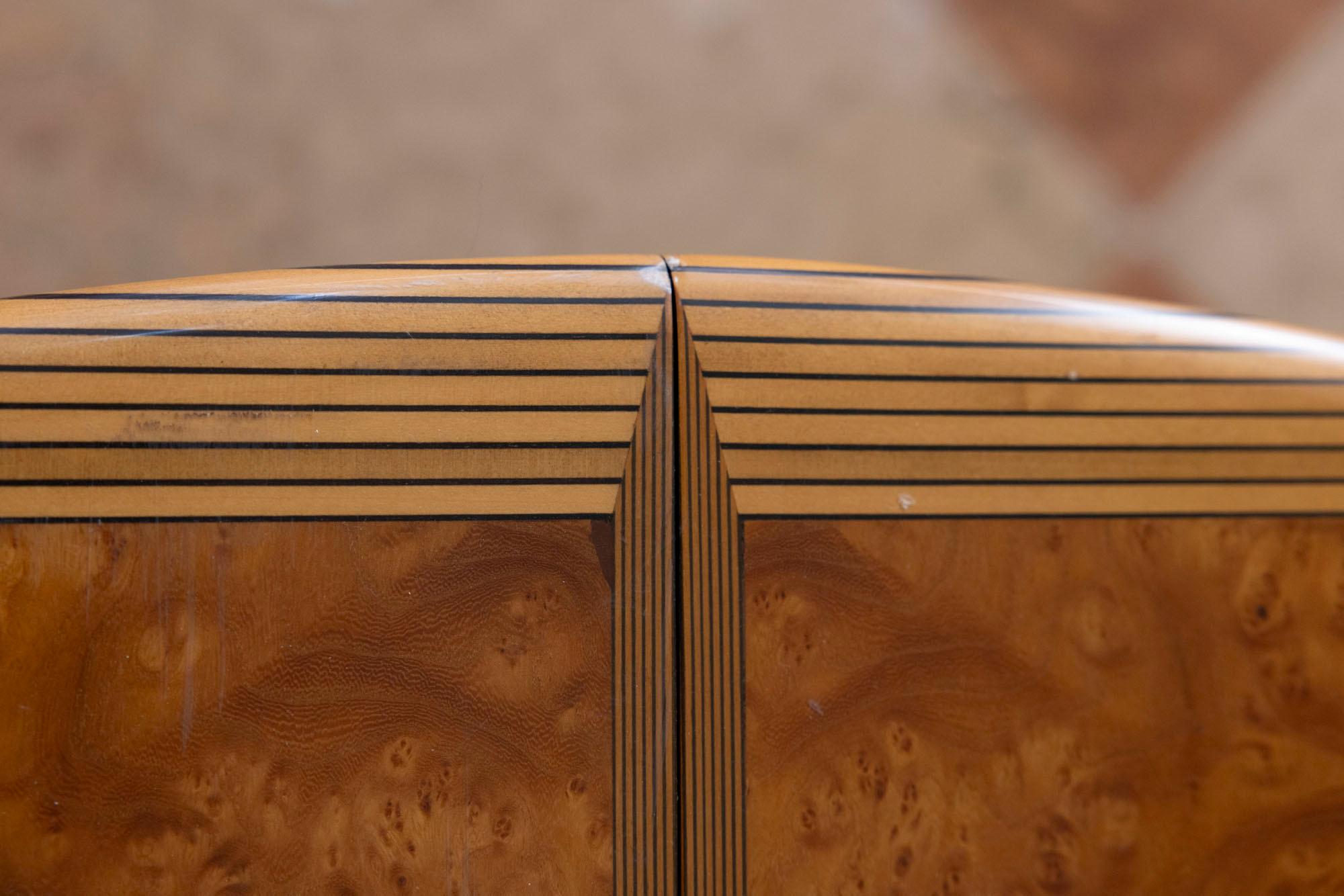 Wood Artona dining table by Afra & Tobia Scarpa, produced by Maxalto Italy, 1970 For Sale