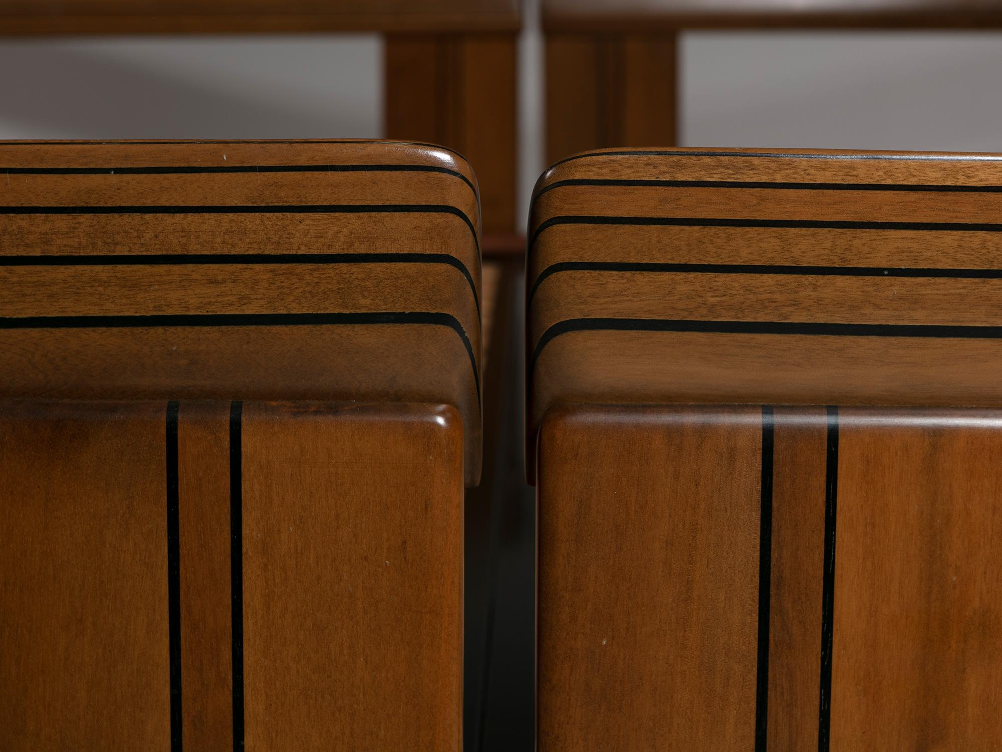 Doppelbett „Artona“ von Afra und Tobia Scarpa für Maxalto (Leder)