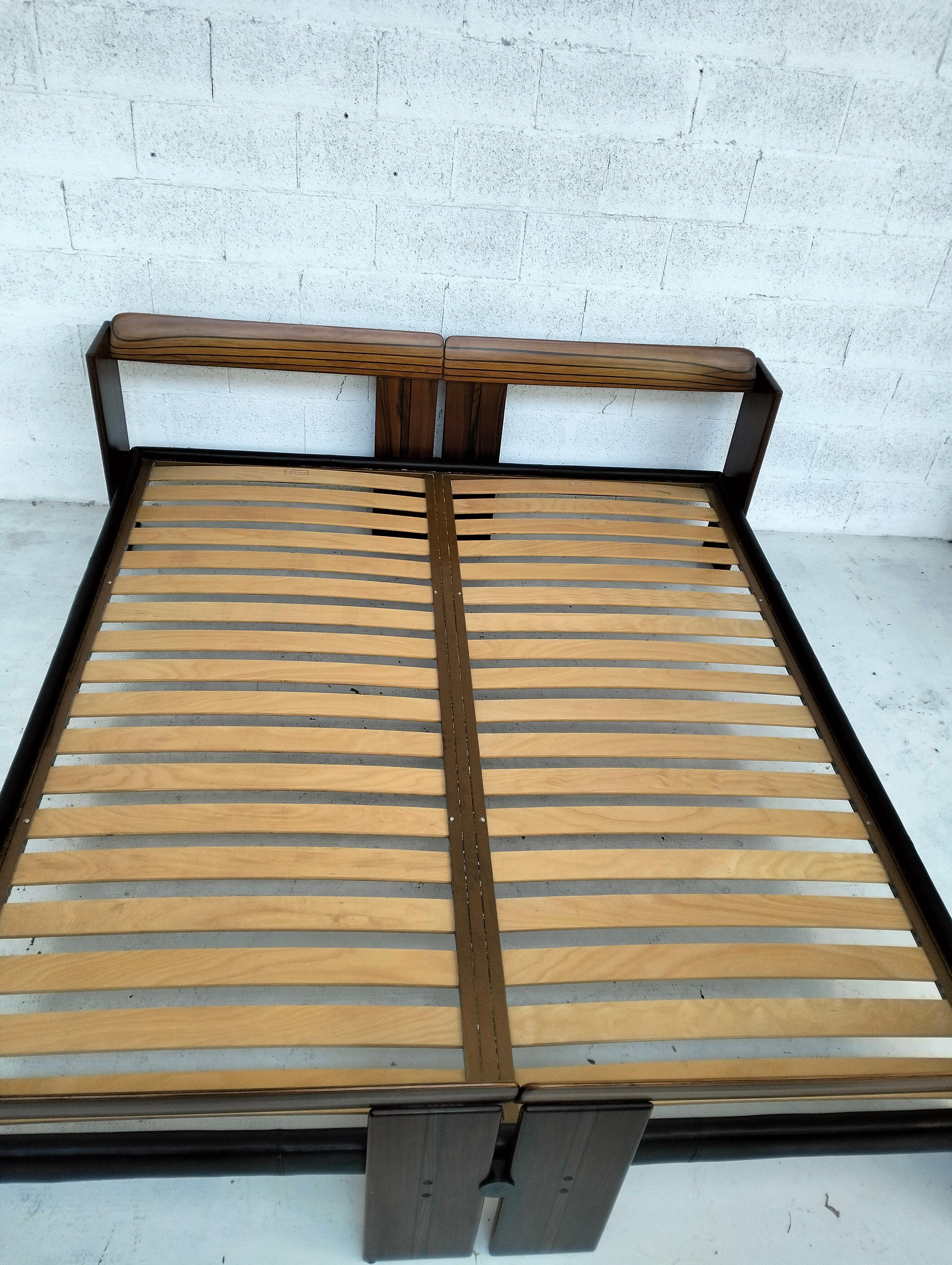  Artona Double bed by Afra e Tobia Scarpa for Maxalto 1970s For Sale 3