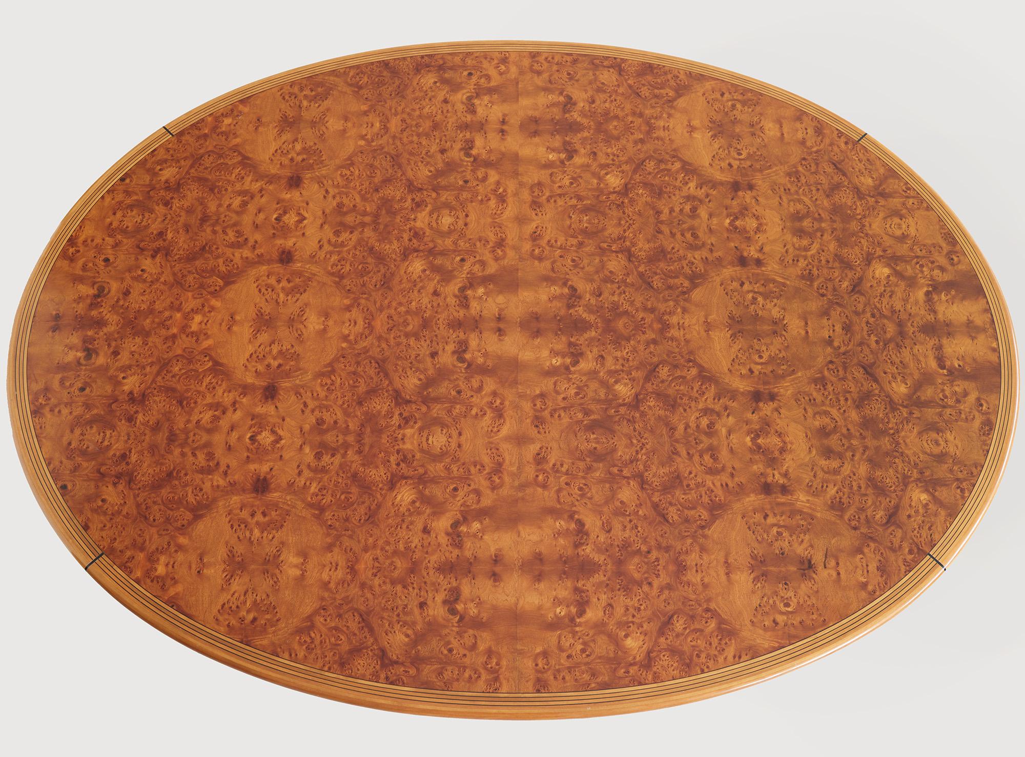 Mid-Century Modern Artona oval dining table by Afra and Tobia Scarpa, ed. Maxalto 1975 For Sale