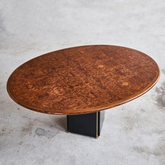 Afra & Tobia Scarpa Artona Oval Dining Table in Walnut for Maxalto
