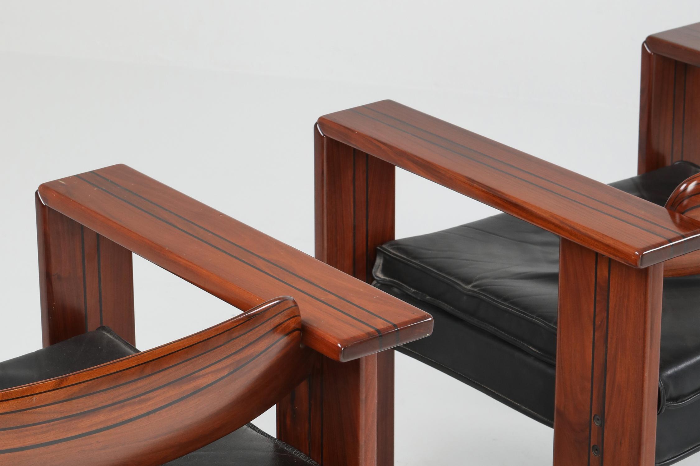 Artona Series Pair of Armchairs by Afra & Tobia Scarpa for Maxalto 7