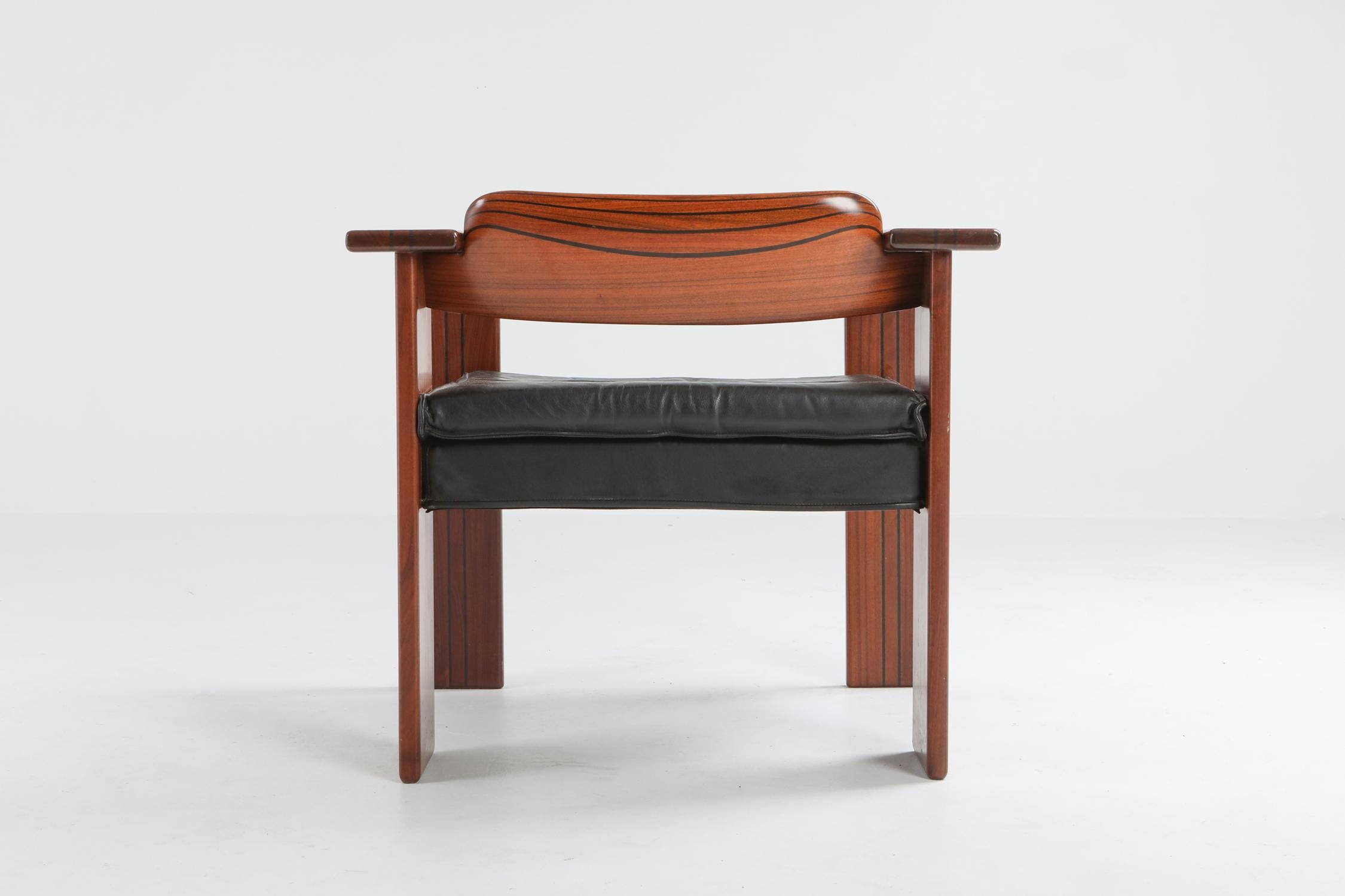 Post-Modern Artona Series Pair of Armchairs by Afra & Tobia Scarpa for Maxalto