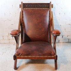 Arts & Crafts Oak 'Sleepy Hollow' Library Chair