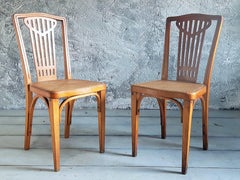 Set di 8 sedie in legno di Bentwood firmate Thonet, 1900