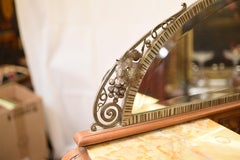 Arts and Craft Cabinet Dresser Server, Antique Walnut circa 1885