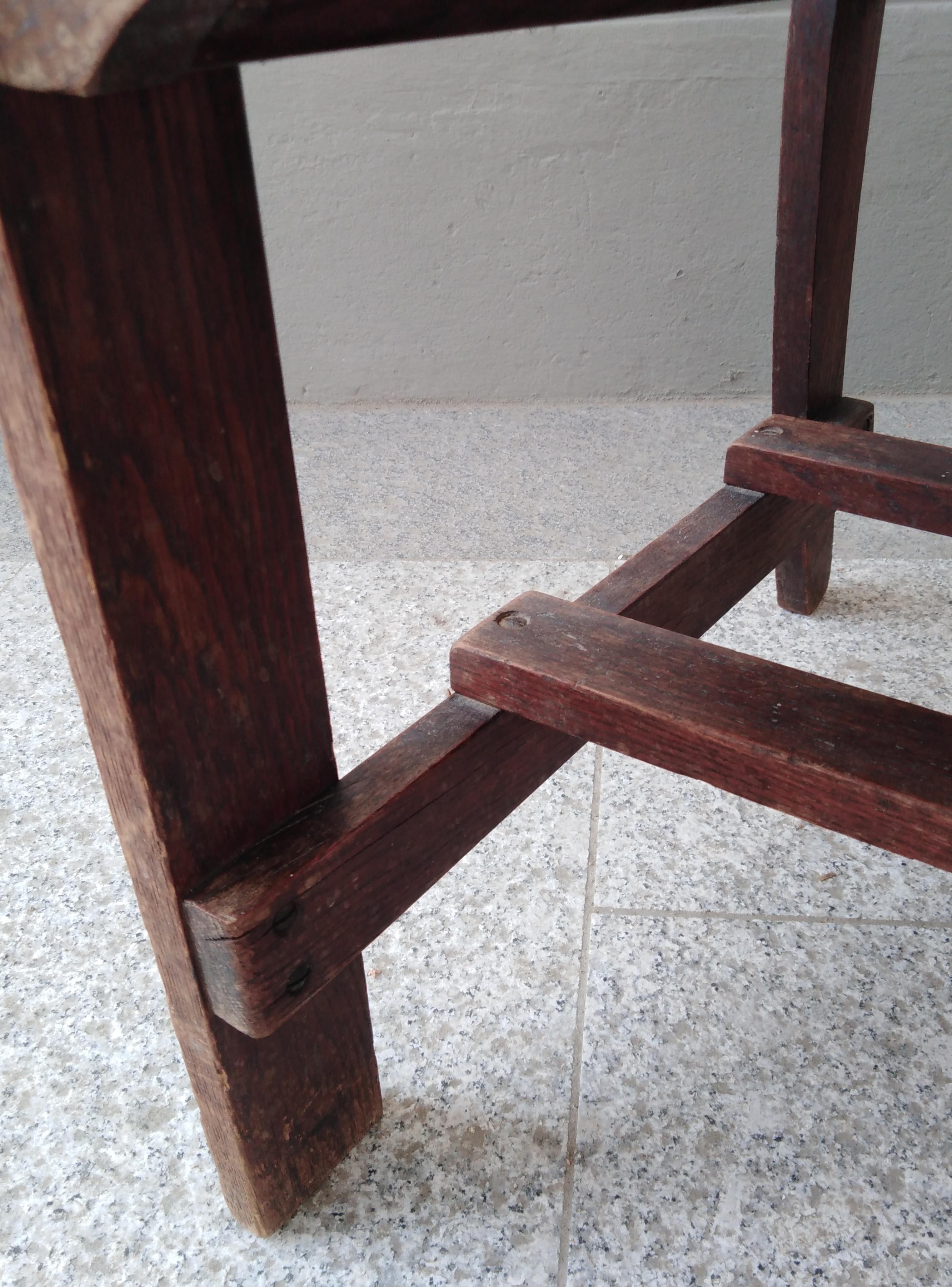arts and craft chair in the manner of Gustav Stickley In Good Condition For Sale In Kiel, SH