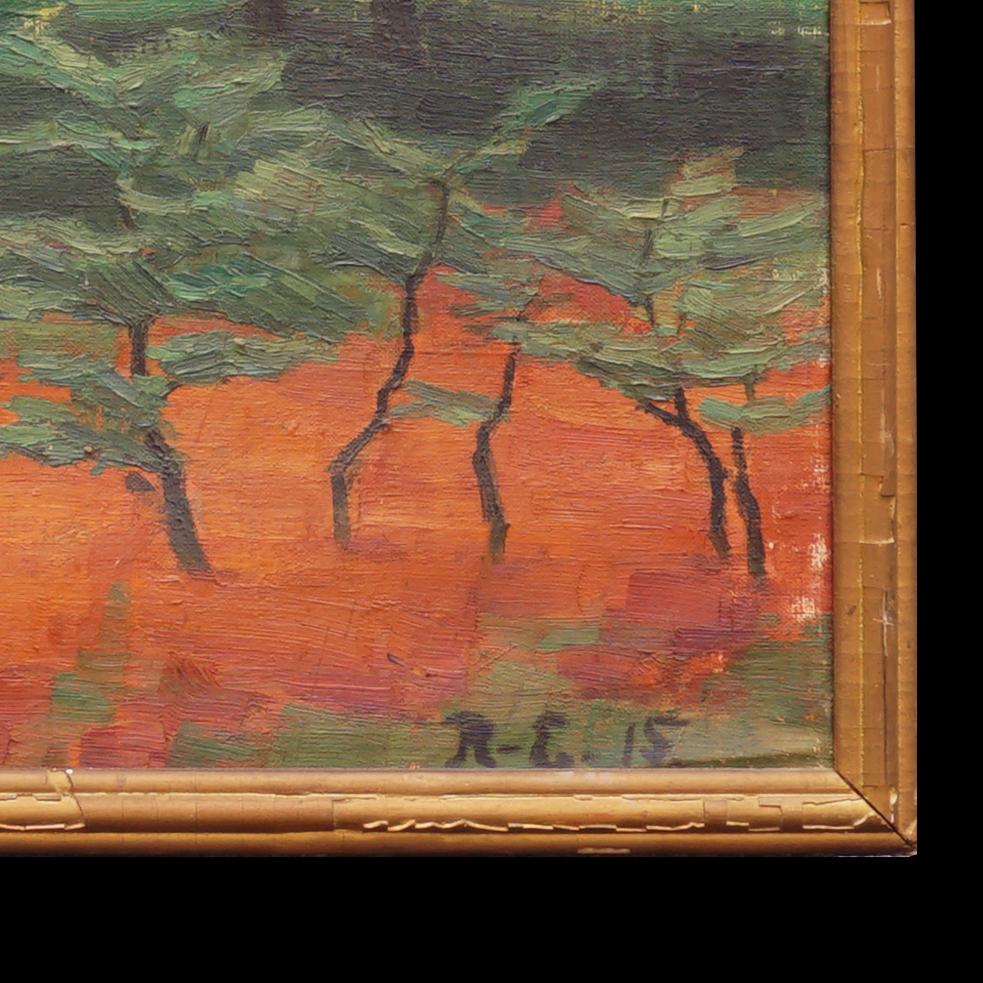 Painting by Olaf Ripcke-Edsberg, 1879-1946, oil on canvas
Landscape
Signed and dated 1915.