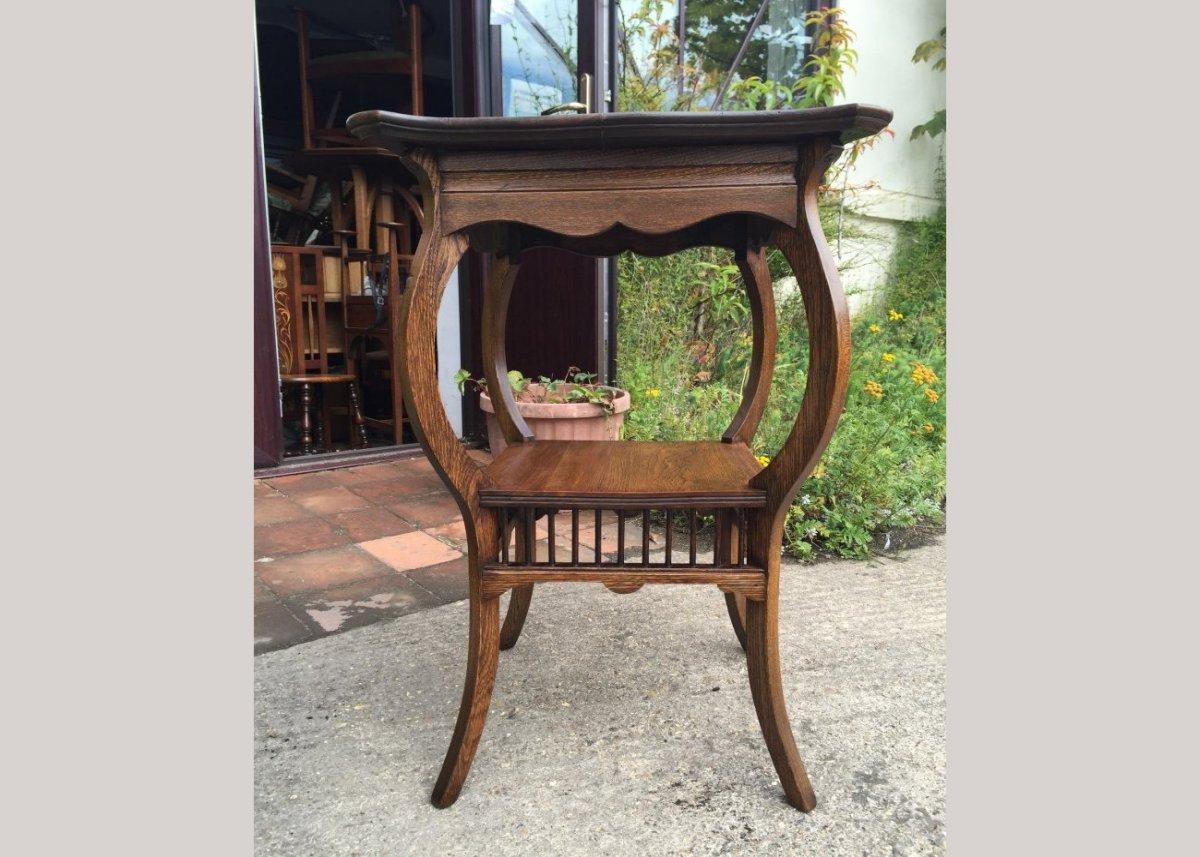 British E W Godwin, style of. A pair of Ash Arts & Crafts Anglo-Japanese Side Tables. For Sale