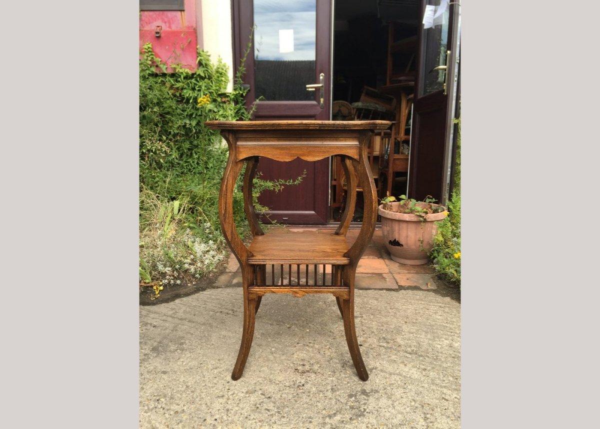Hand-Crafted  E W Godwin, style of. A pair of Ash Arts & Crafts Anglo-Japanese Side Tables. For Sale
