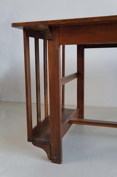 Arts and Crafts architect's table, 1900