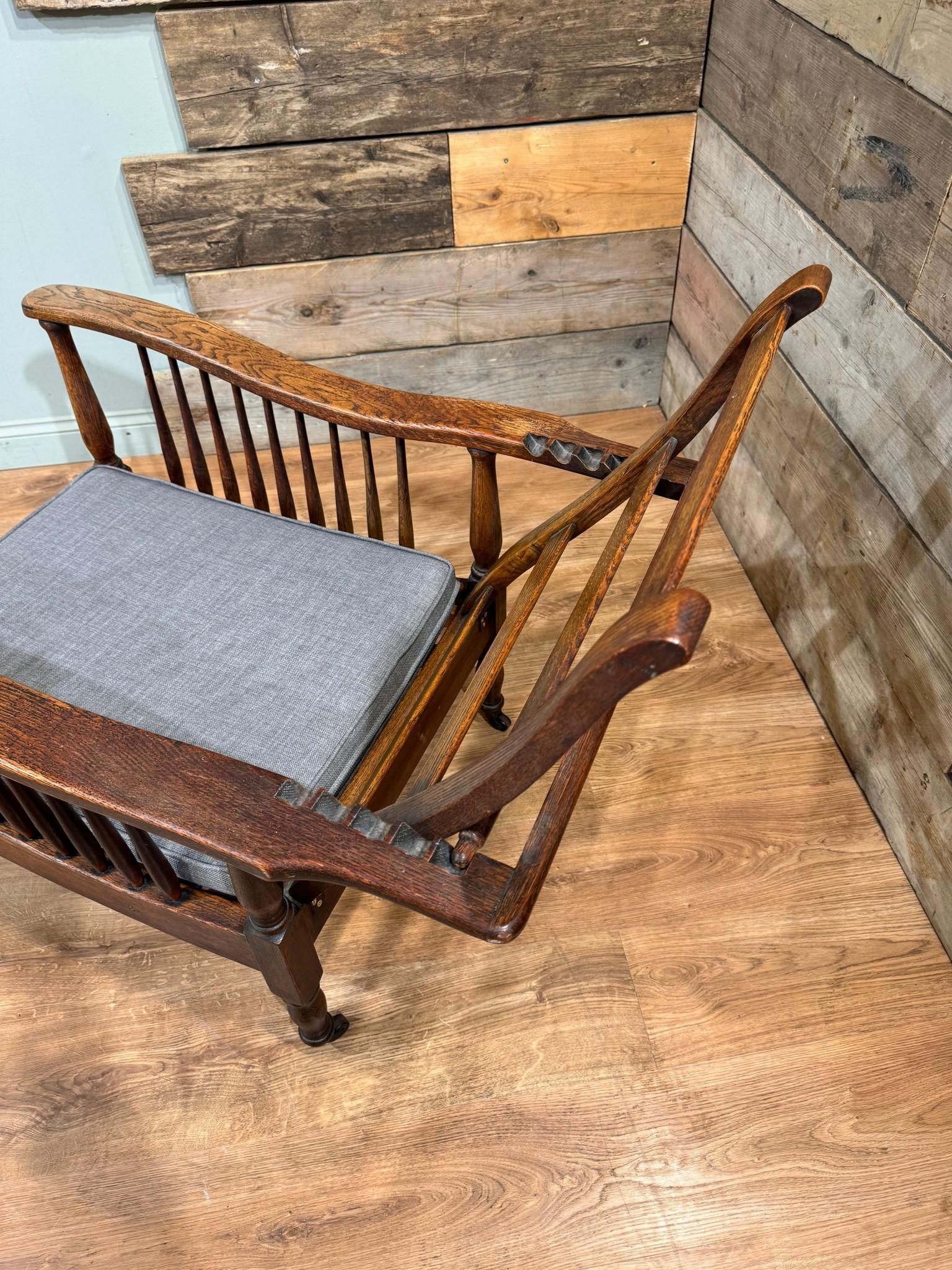 Arts and Crafts Arm Chair Shapland and Petter 1890 In Good Condition For Sale In Potters Bar, GB