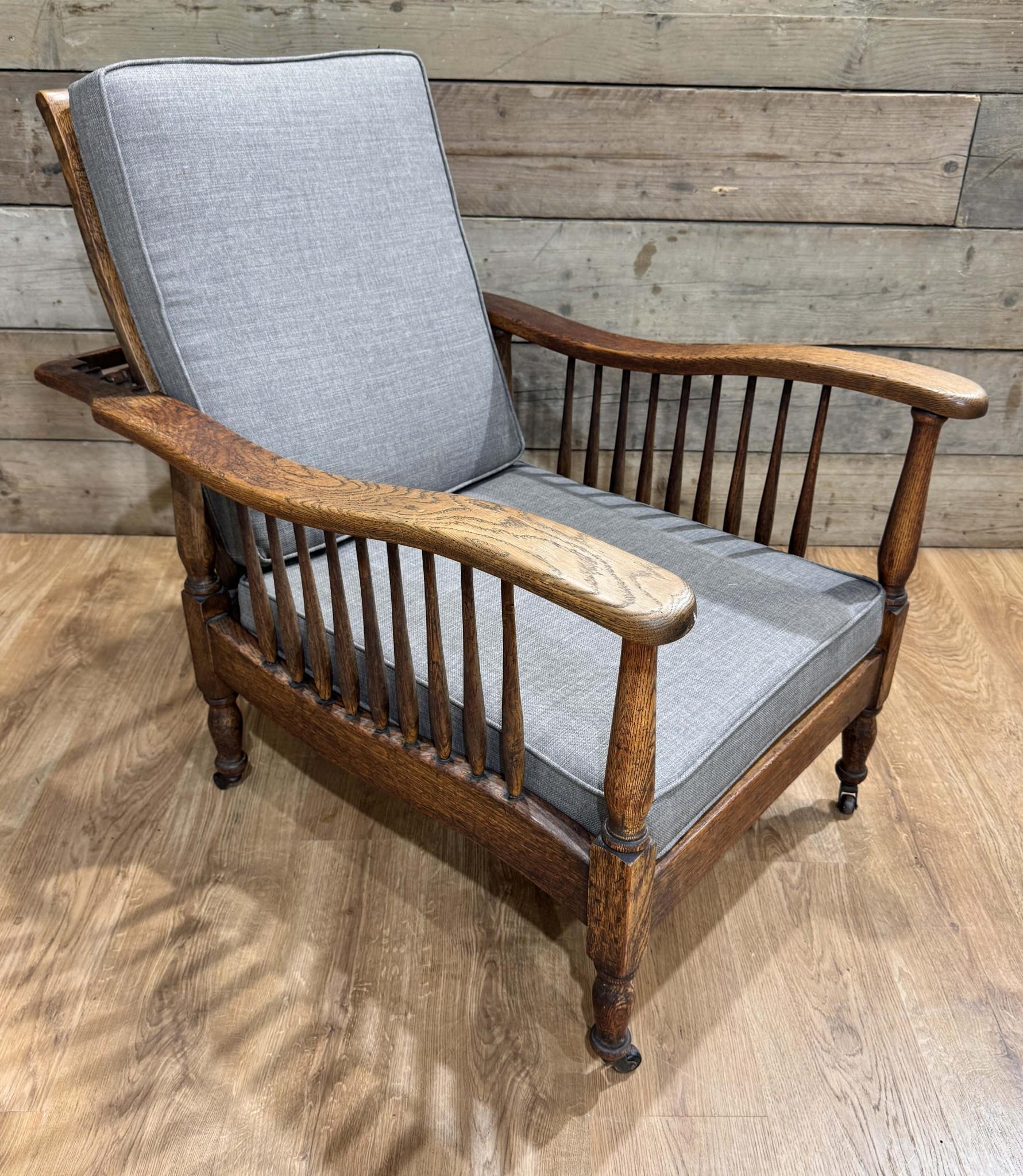 Arts and Crafts Arm Chair Shapland and Petter 1890 For Sale 3