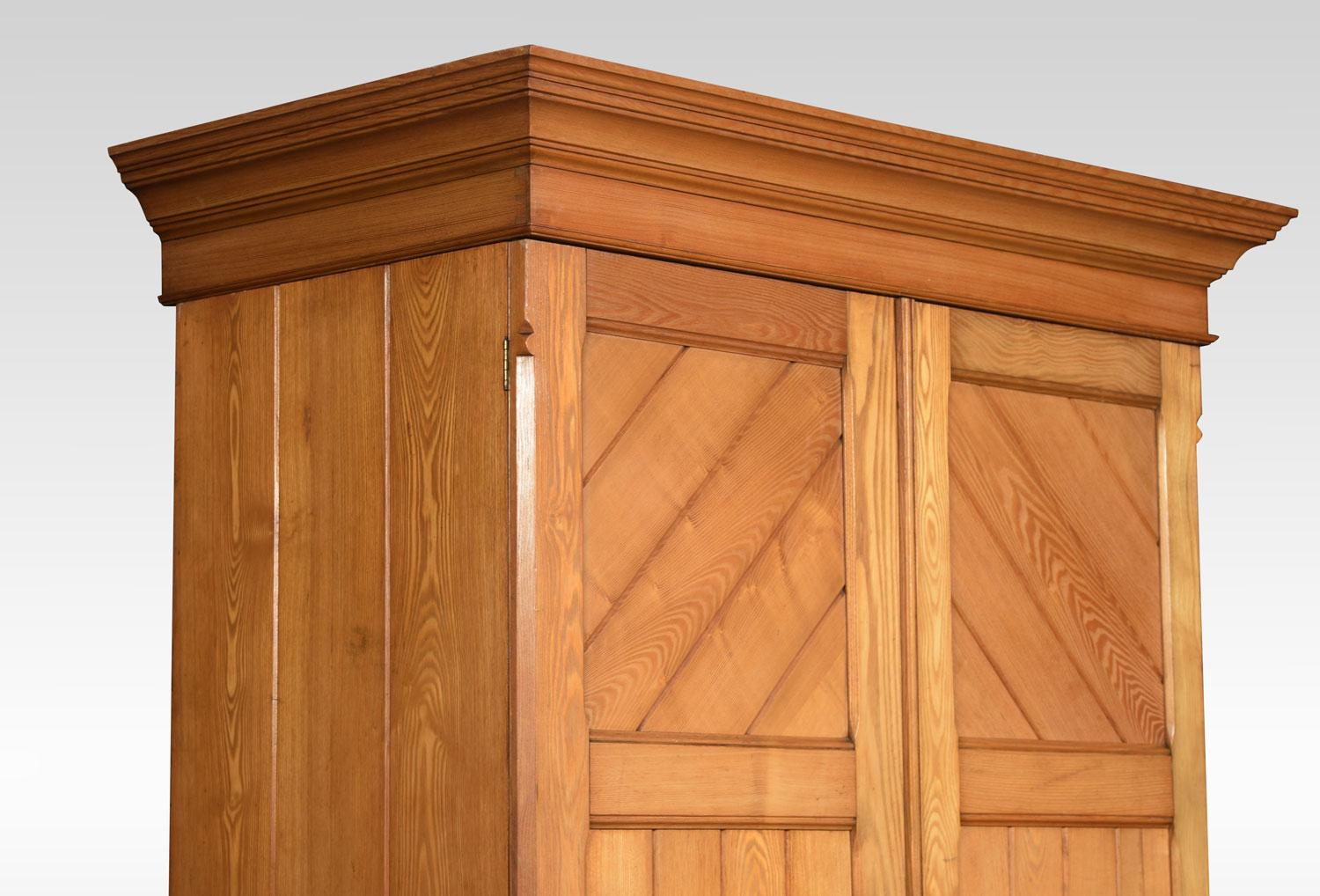 19th Century Arts & Crafts Ash Combination Wardrobe