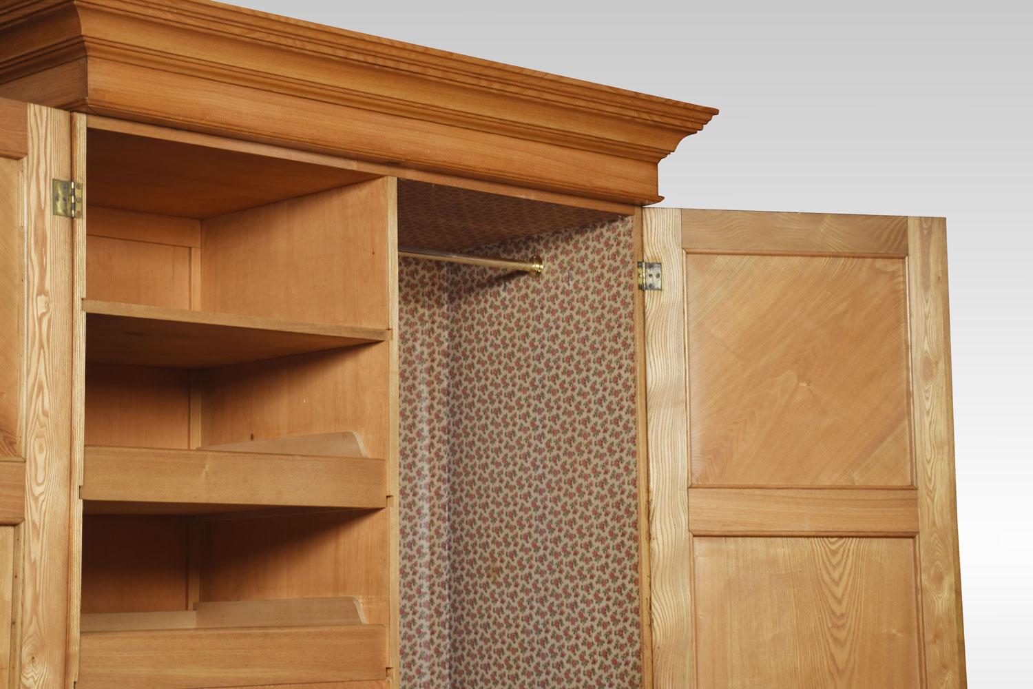 Arts & Crafts Ash Combination Wardrobe 3