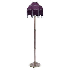 Arts and Crafts Beaten-Stehlampe aus Kupfer und Messing