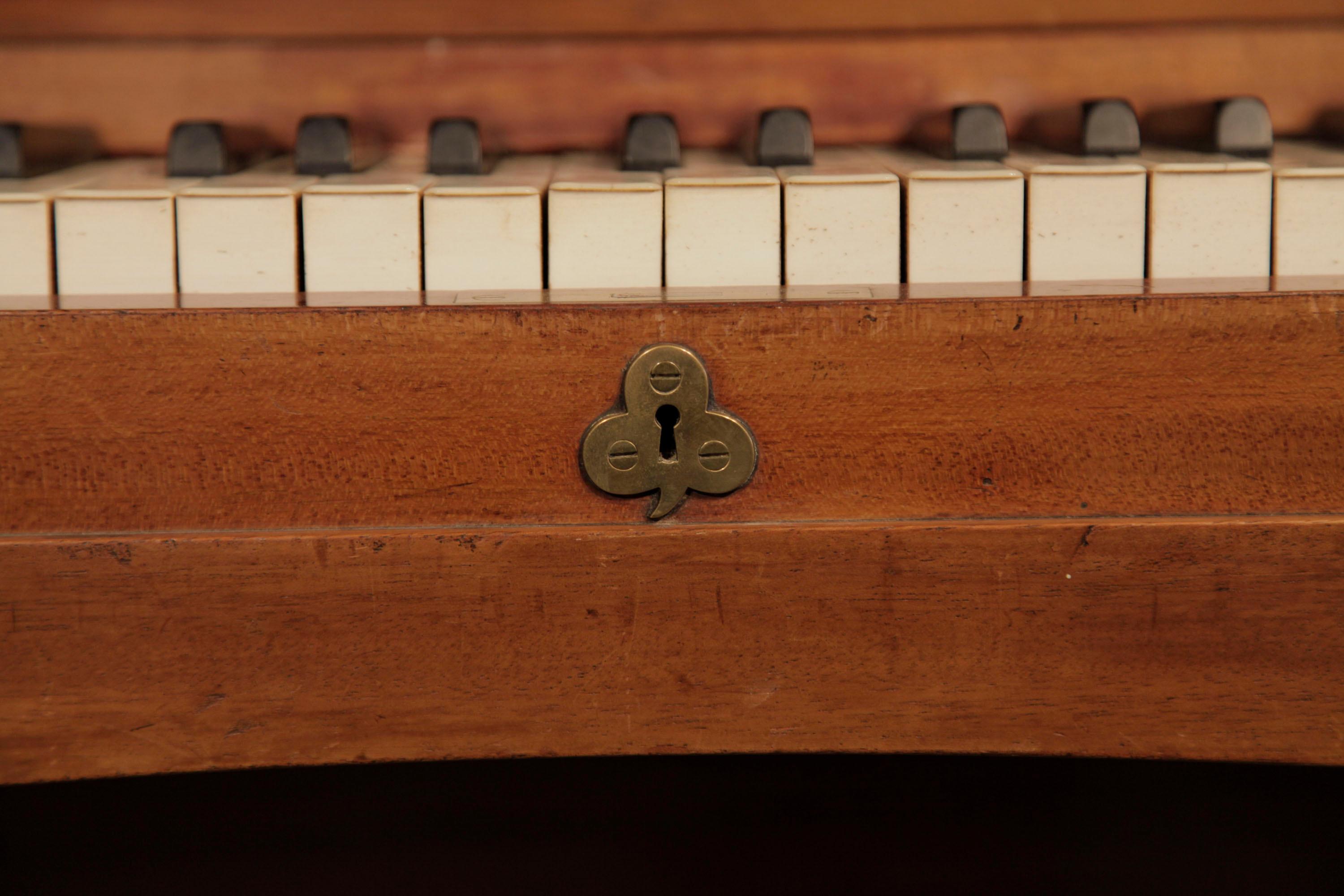 Arts and Crafts Bechstein Upright Piano Walnut Case Design by Walter Cave 1