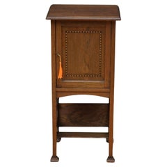 Used Arts and Crafts Bedside Cabinet in Oak
