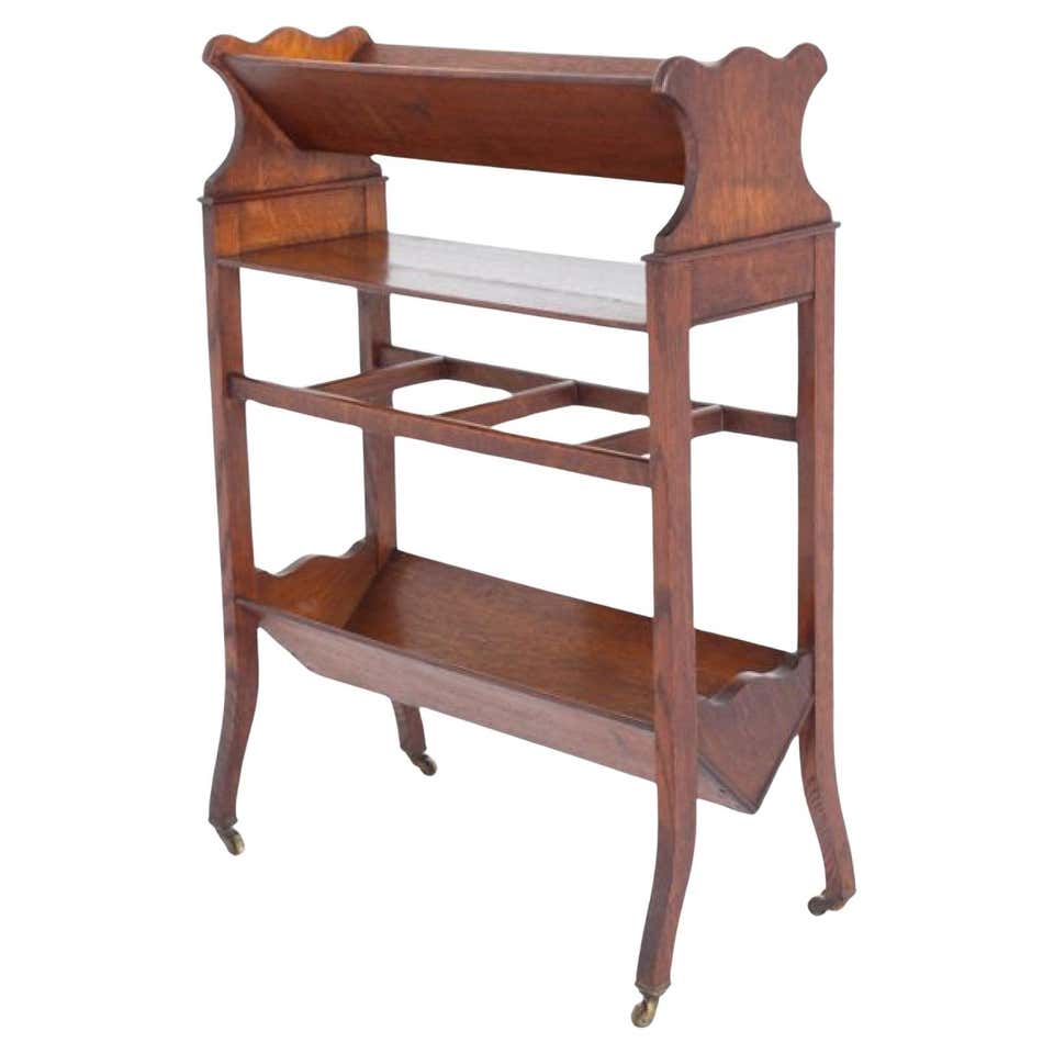 Oak Library Book Stand For Sale at 1stDibs