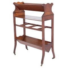 Artes y Oficios Soporte para libros Estantería de roble 1880