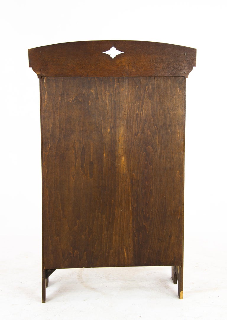 Arts and Crafts Bookcase, Oak Bookcase, Glasgow, Scotland 1910