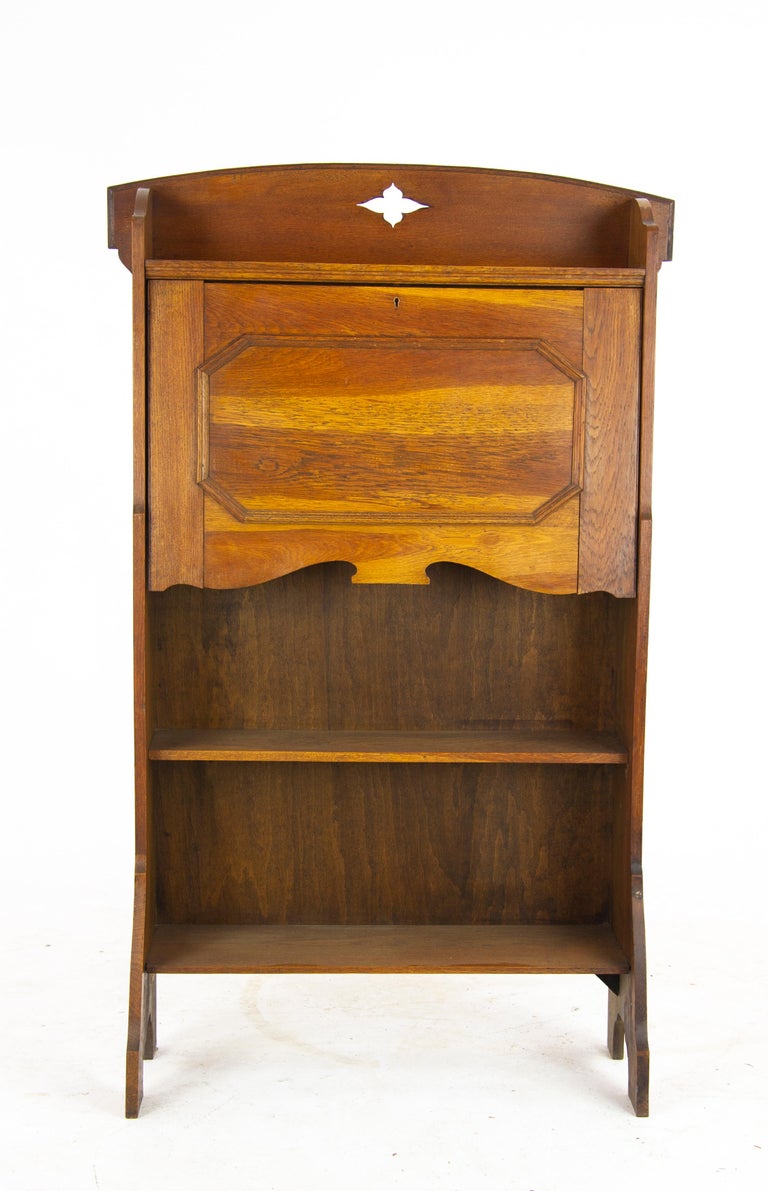 Arts And Crafts Bookcase, Oak Bookcase, Glasgow, Scotland 1910 Arts & Crafts Bookcase, Oak Bookcase, Glasgow, Scotland 1910, Antiques For Sale - Arts And Crafts Bookcase, Oak Bookcase, Glasgow, Scotland 1910