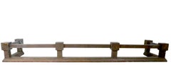 Arts and Crafts Brass Fireplace Fender c. 1900/1920's