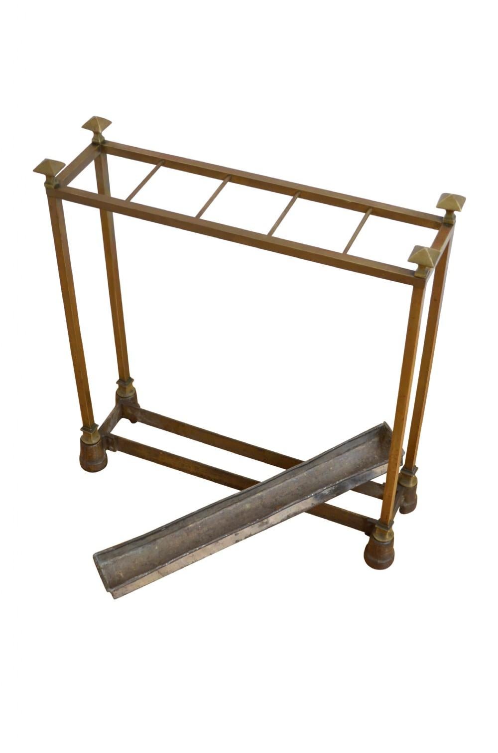 Ottone Portaombrelli in ottone di Arti e Mestieri in vendita