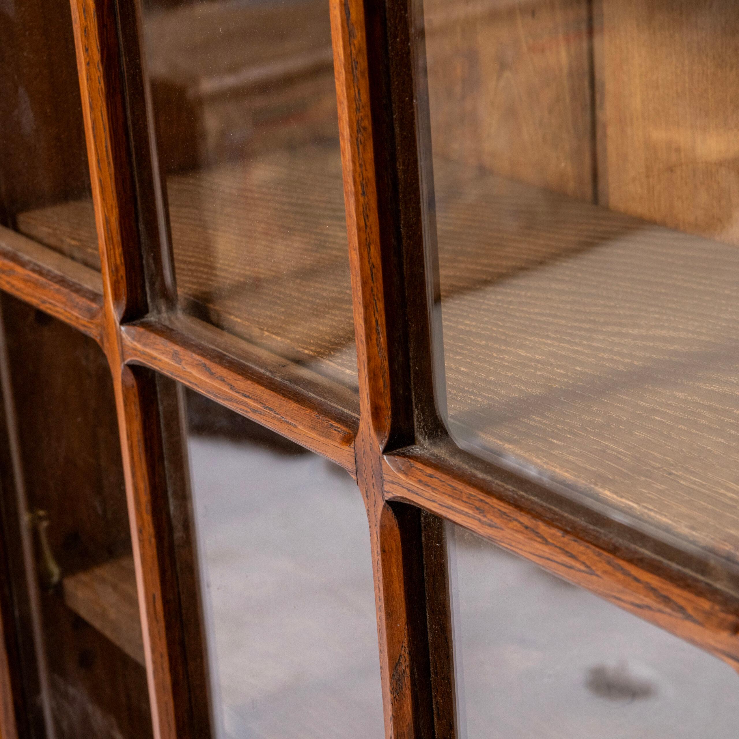 Arts and Crafts Breakfront Bookcase by Stanley Webb Davies, England circa 1925 For Sale 12