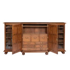 Arts and Crafts Breakfront Bookcase by Stanley Webb Davies, England circa 1925