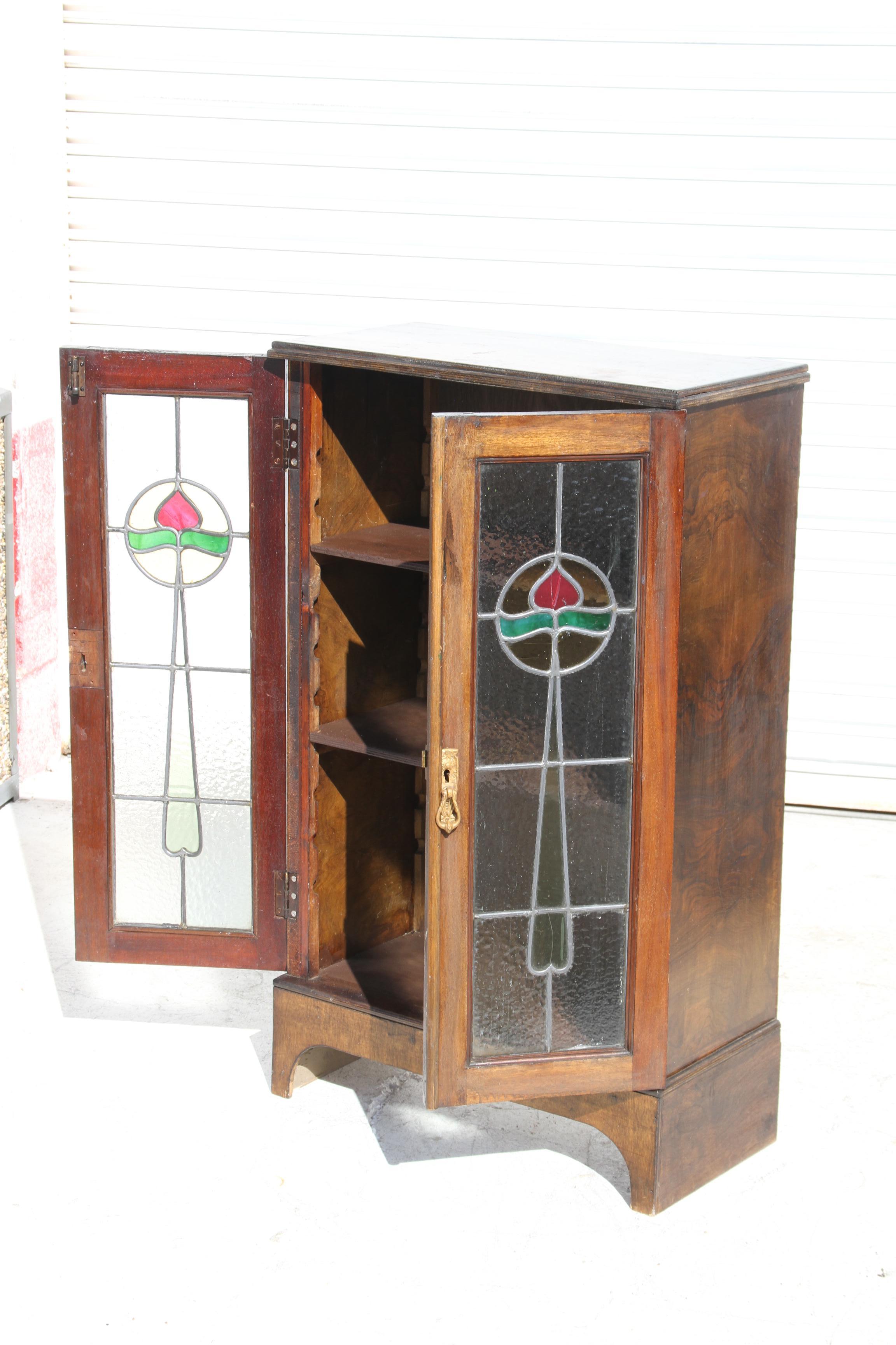 arts and crafts display cabinet