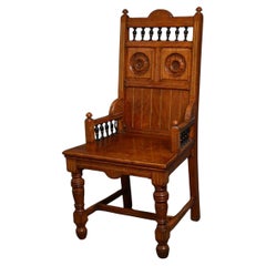 Arts and Crafts Chair in Pollard Oak