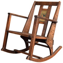 Arts & Crafts Childrens Rocking Chair