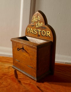 Arts & Crafts Church Collection Box