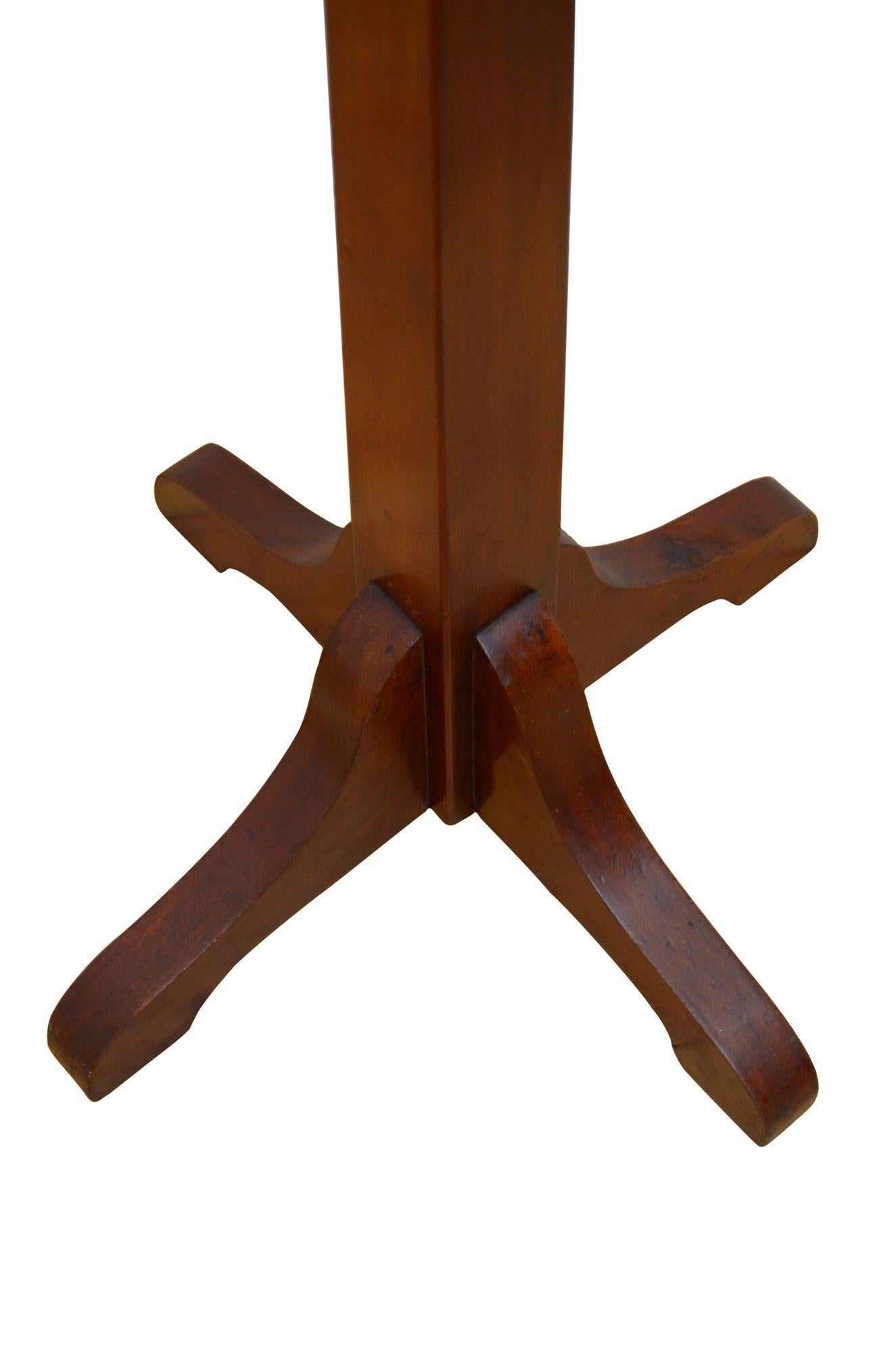 Arts and Crafts Coat Stand in Solid Mahogany For Sale 5