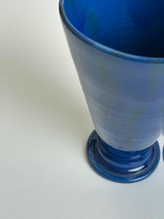 Arts and Crafts Cobalt Blue Stoneware Vase by C H Brannam, Barnstaple, 1910s