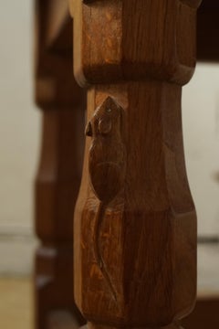 Arts and Crafts Coffe Table by Robert Thompson ‘Mouseman’ C.1920's