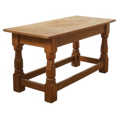 Arts and Crafts Coffe Table by Robert Thompson ‘Mouseman’ C.1920's