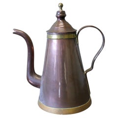 Arts and Crafts Coffee or Chocolate Pot  This is a beautiful hand made piece, th